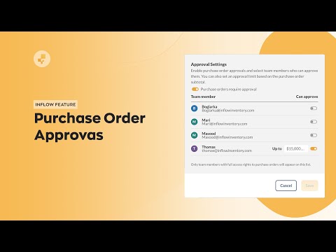 inFlow Feature: PO Approvals