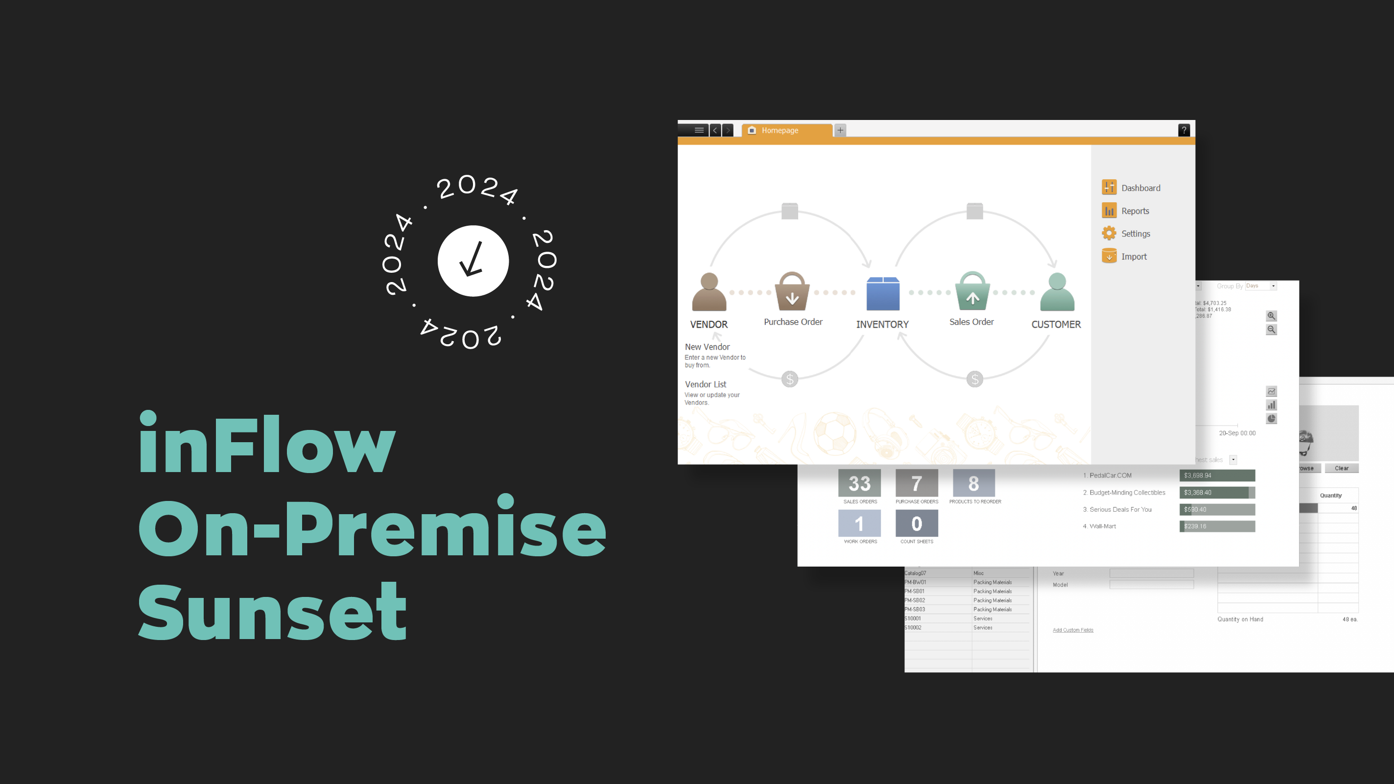 inFlow On-Premise sunset in 2024